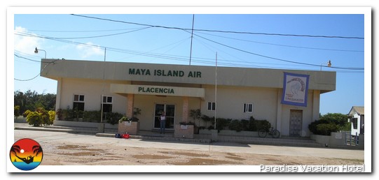 Maya Island Air terminal in Placencia, Belize by Alan Stamm