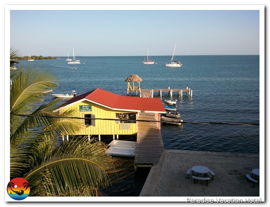 View of waterfront from hotel patio by Henrik Bruun/CreekSolutions